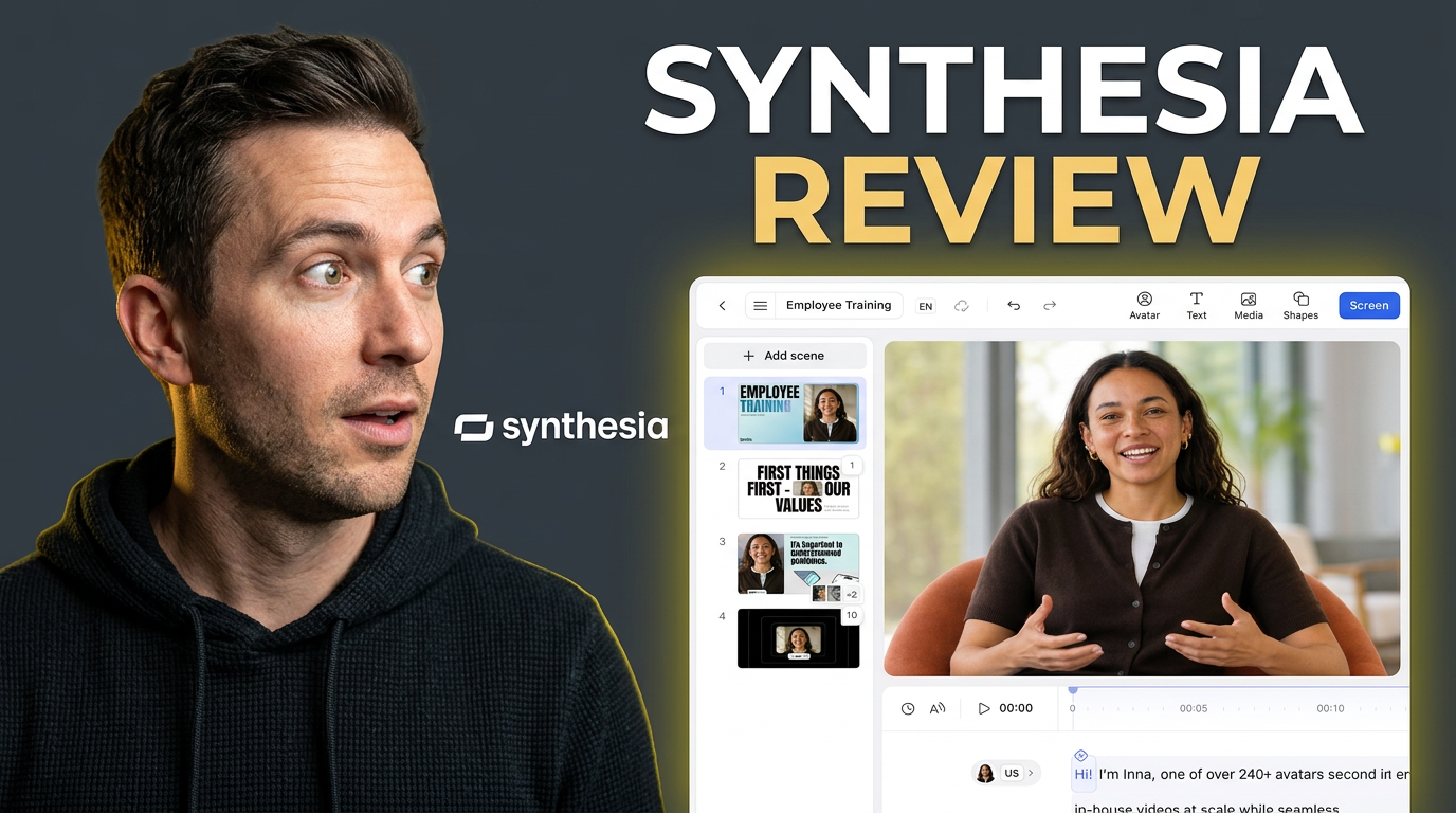 Synthesia official scene and avatar video editor
