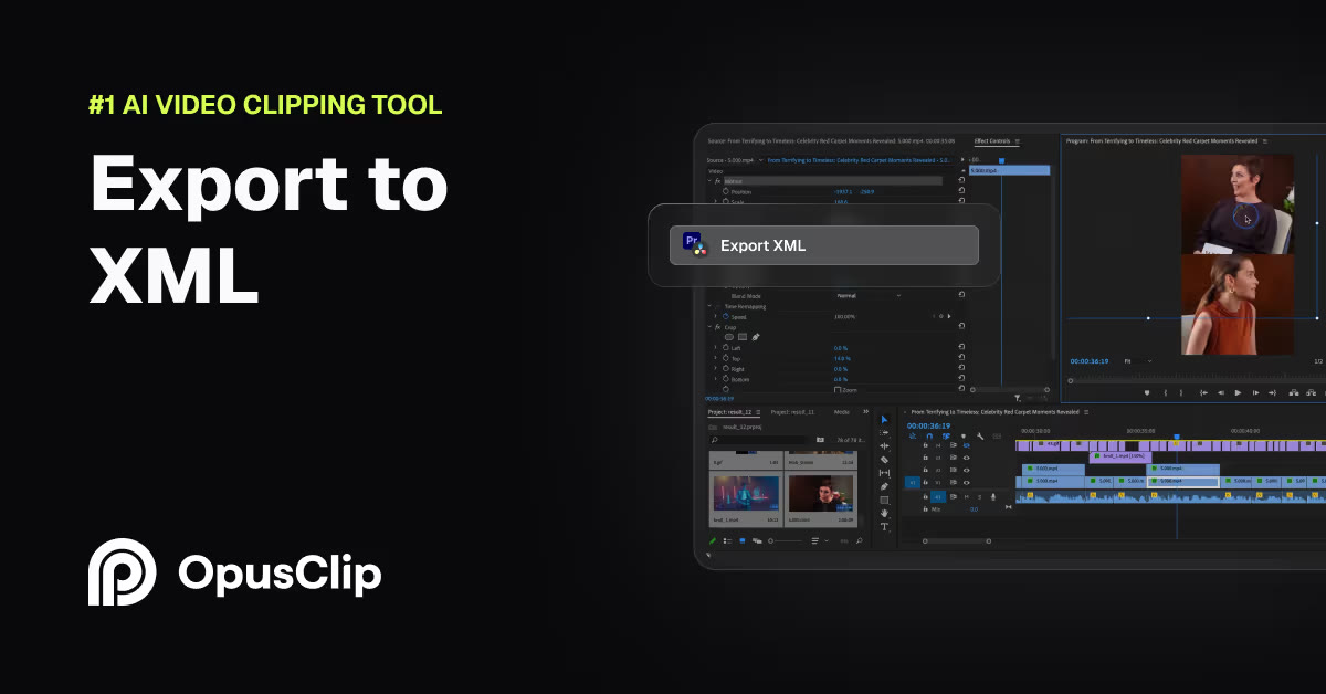OpusClip — Export to XML