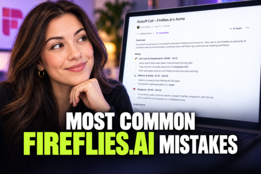 Most Frequent Fireflies.ai Errors and The way to Keep away from Them