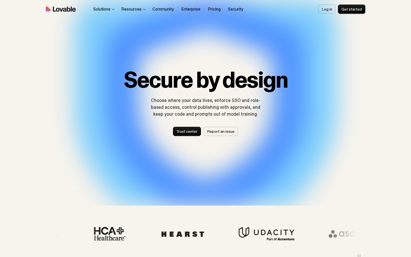 Lovable — secure by design