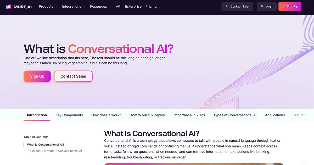 Murf — What is Conversational AI? How It Works and Why it Matters