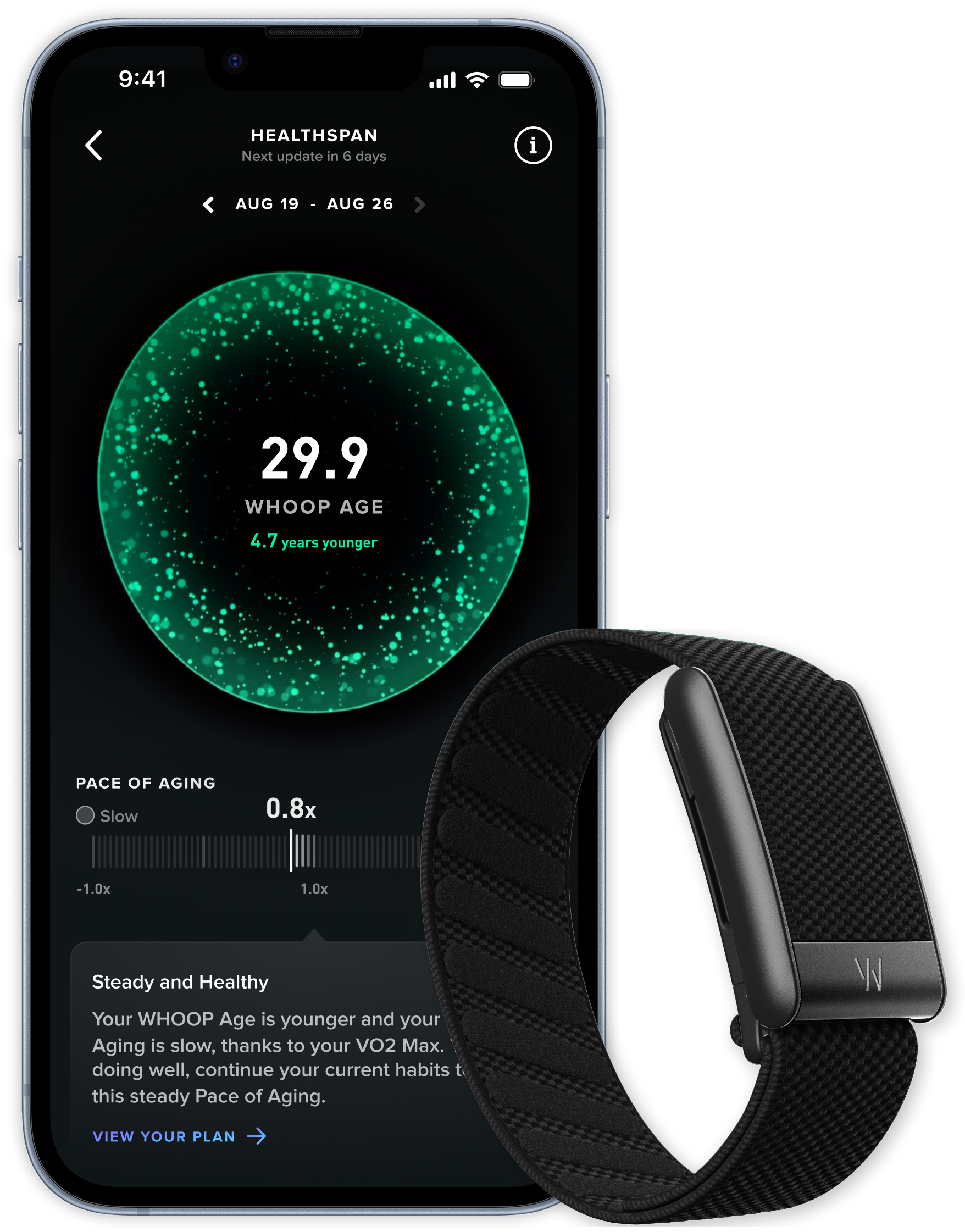 WHOOP official product interface