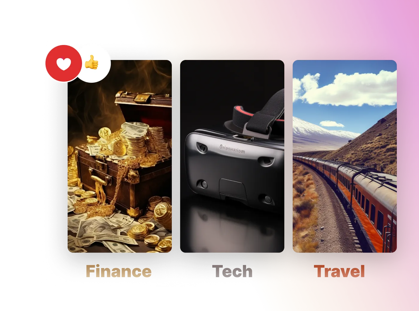 InVideo official sample videos in finance technology and travel