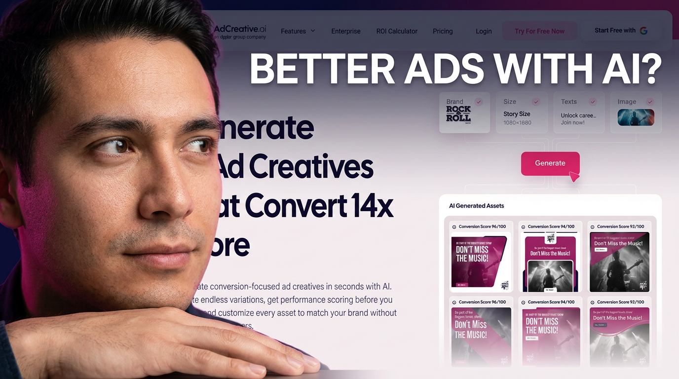 AdCreative.ai ad creative generator interface