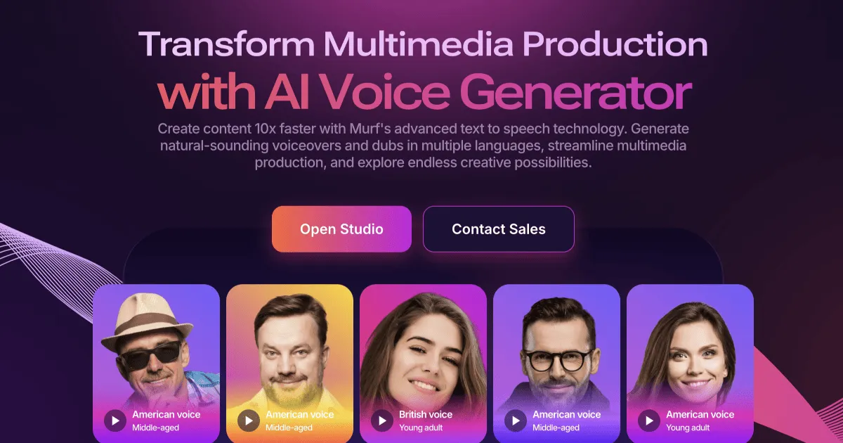 Murf official product interface
