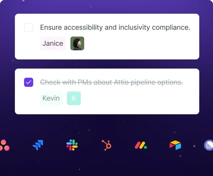 Fireflies.ai action items assigned from a meeting
